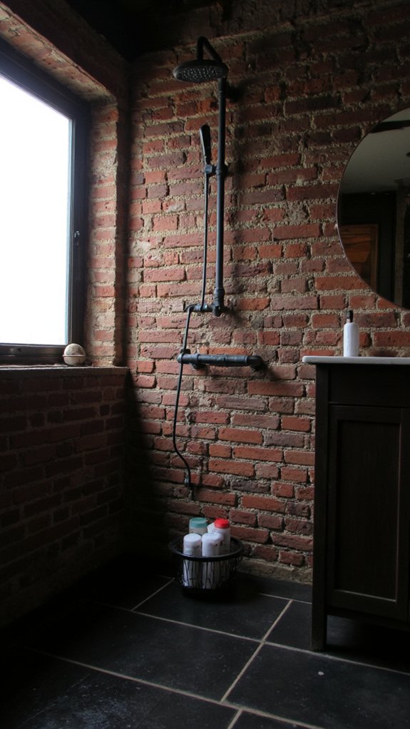 edgy industrial bathroom fixtures