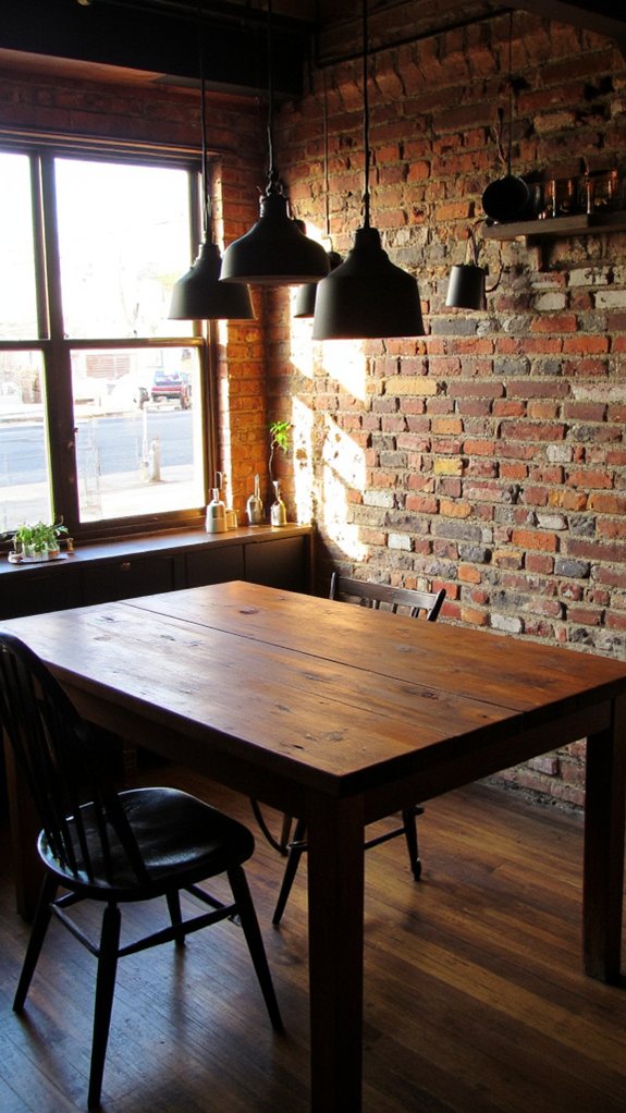 edgy metal glass lighting