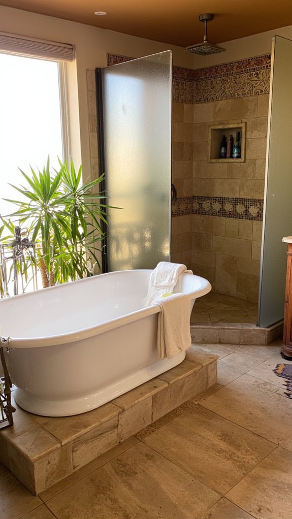 elegant bathing space design