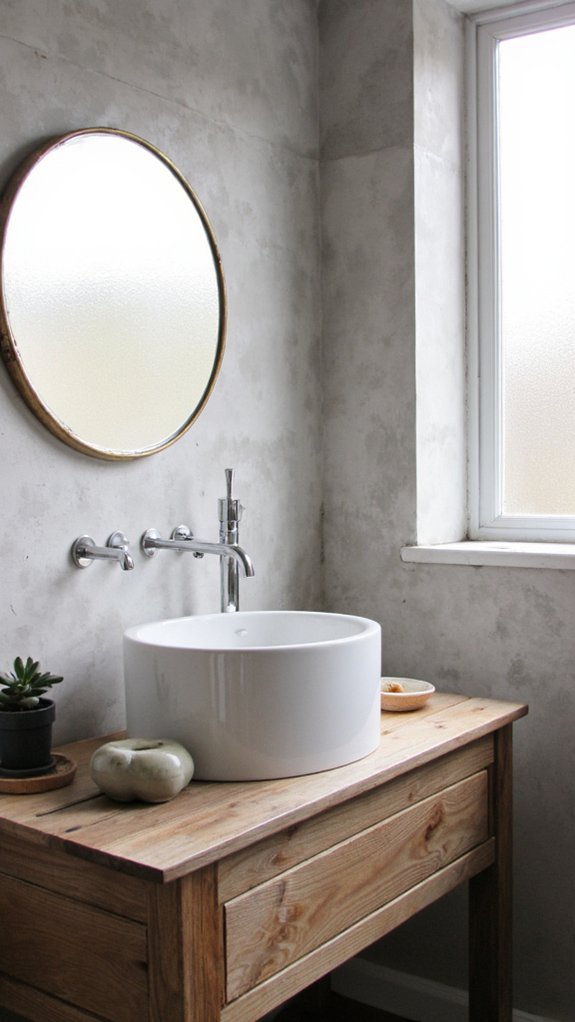 elegant bathroom focal points