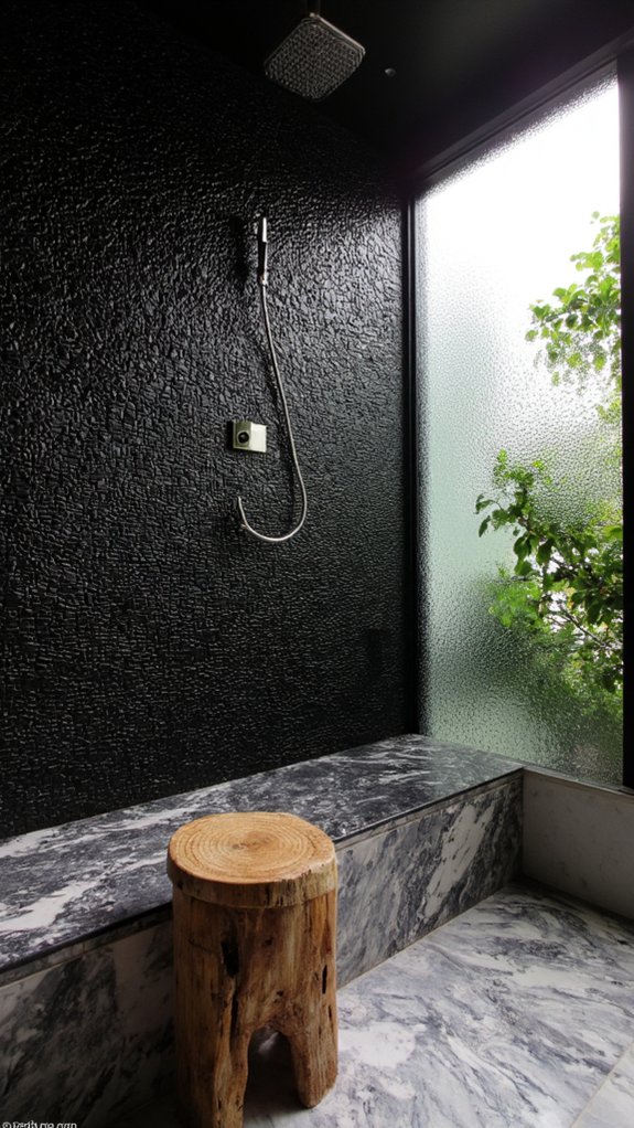 elegant black mosaic designs