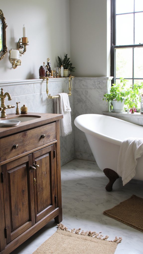 elegant brass bathtub upgrade