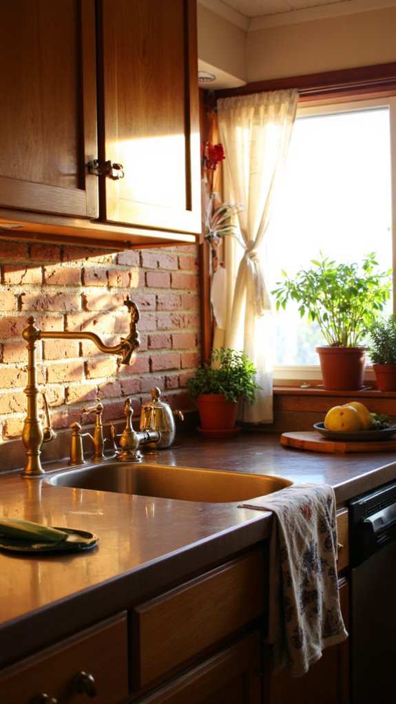 elegant brass faucet upgrade