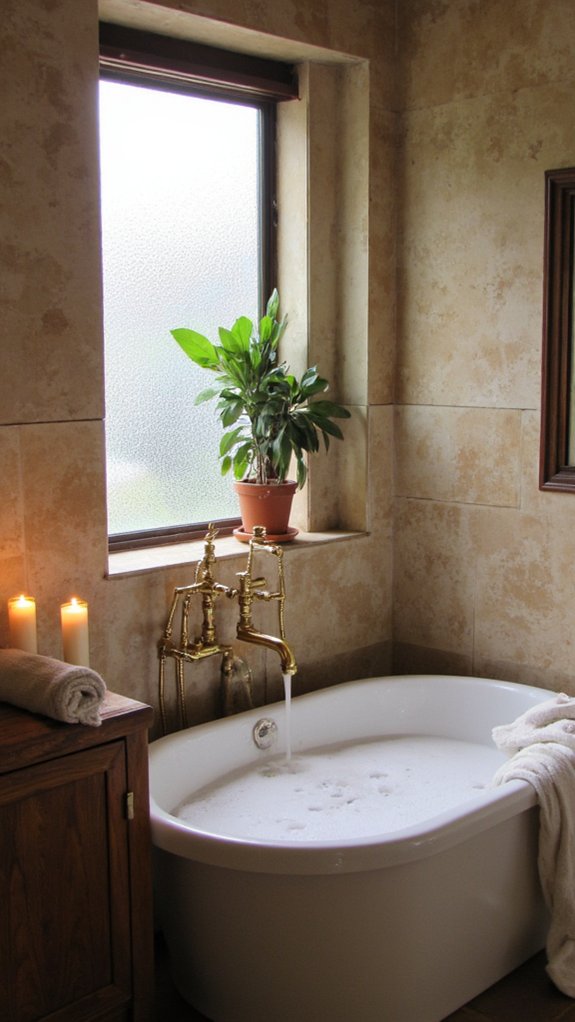 elegant brass waterfall faucets