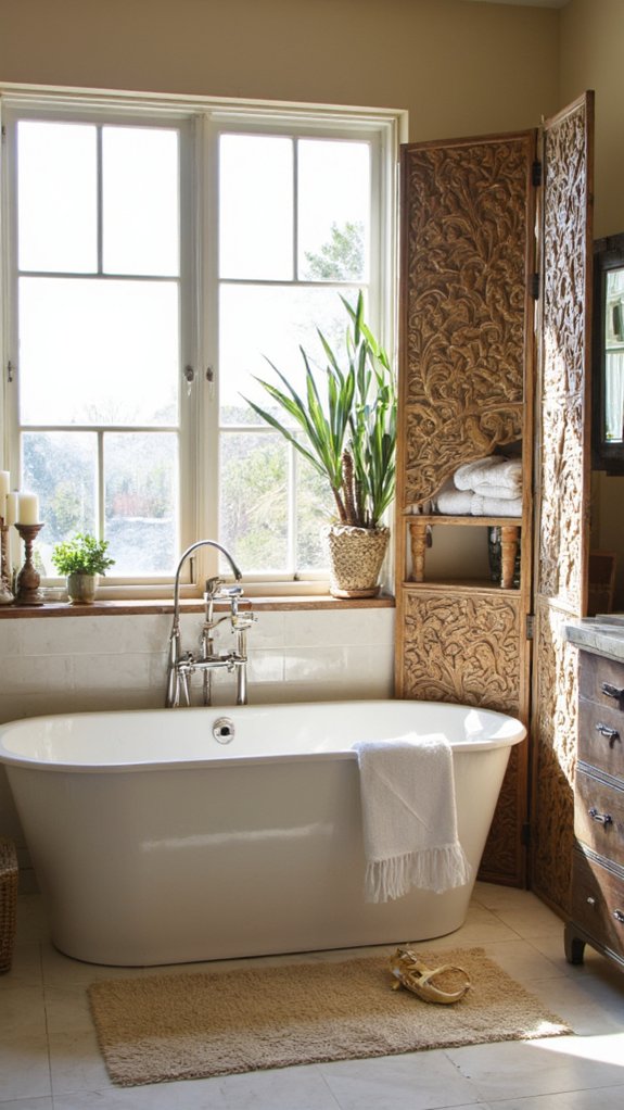 elegant concealed storage solution