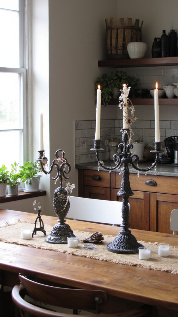 elegant cozy candle holders