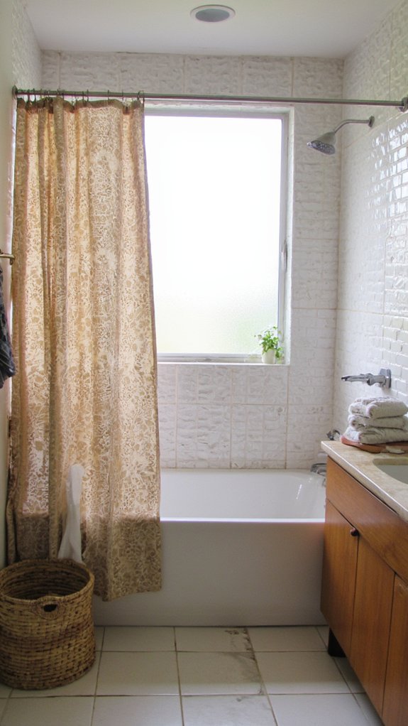 elegant curtains enhance aesthetics