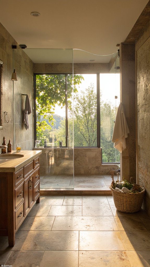 elegant curved glass design