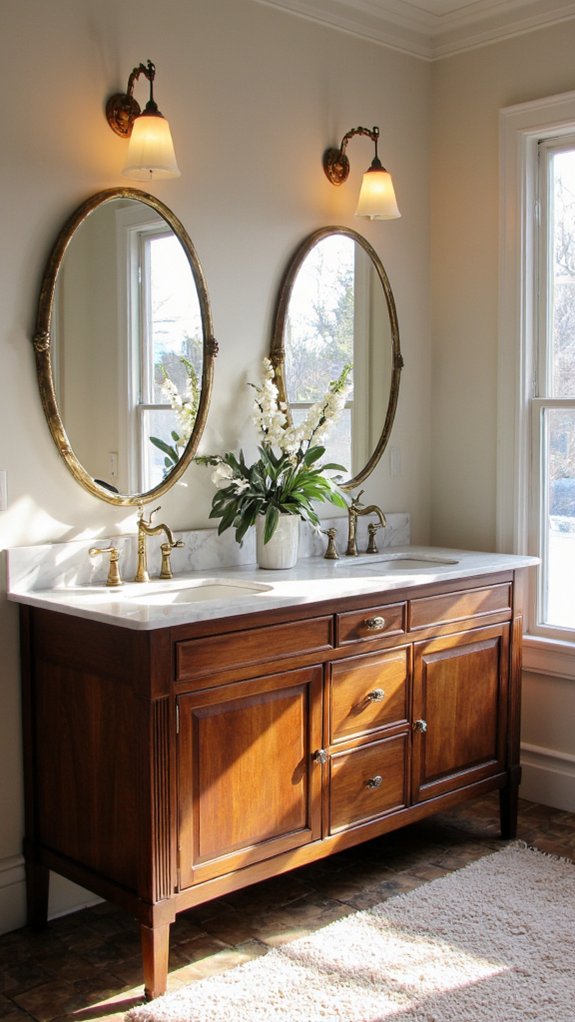 elegant dual vanity designs