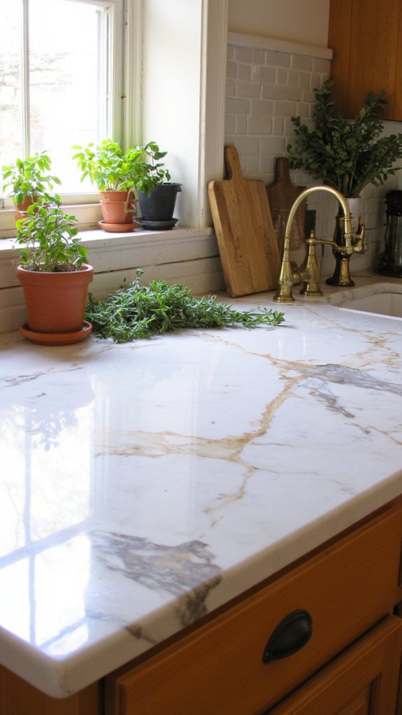 elegant durable marble countertops