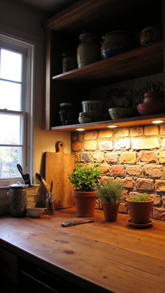 elegant focused under cabinet lighting