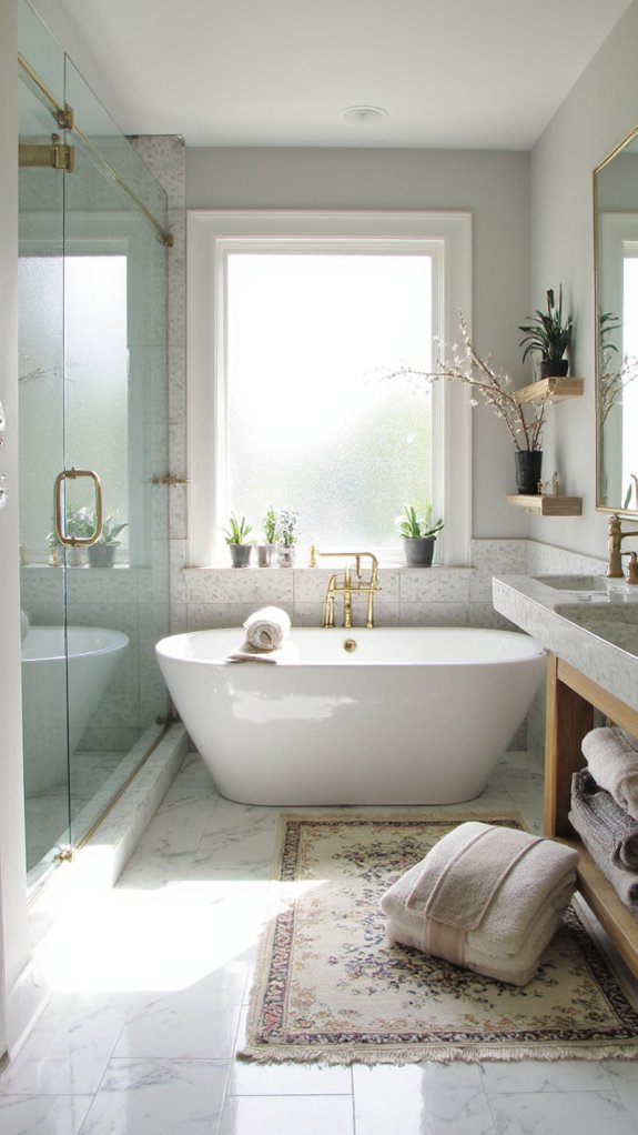 elegant glass bathroom enclosures