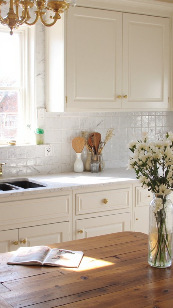 elegant gold and white