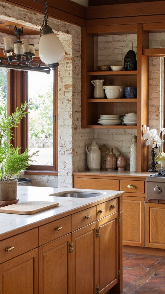 elegant gold and wood