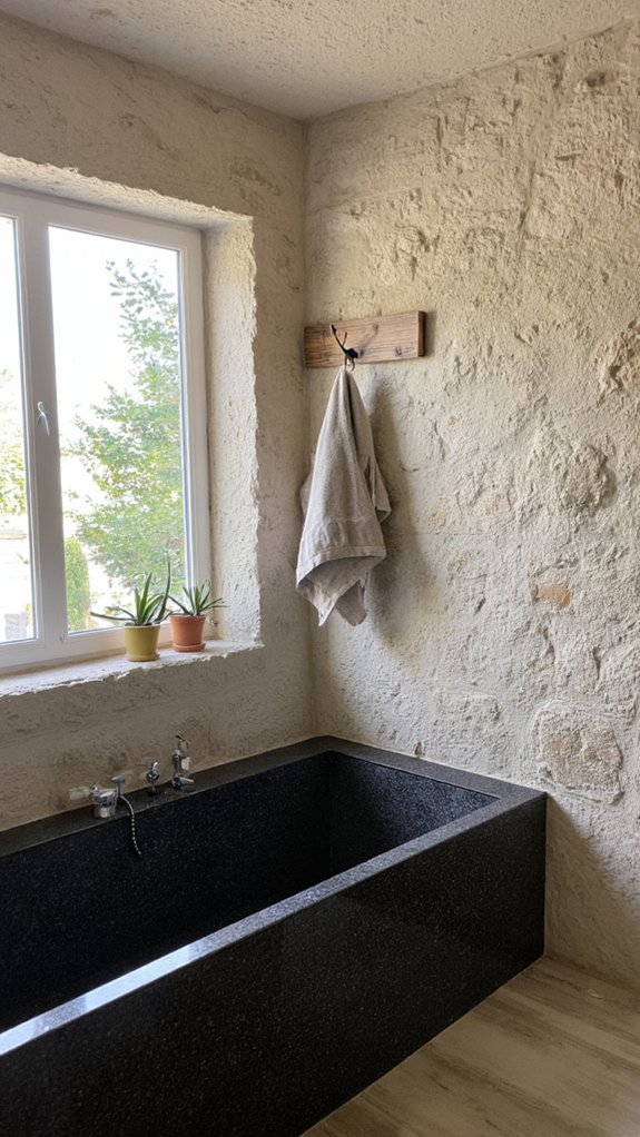 elegant granite bathtub surrounds