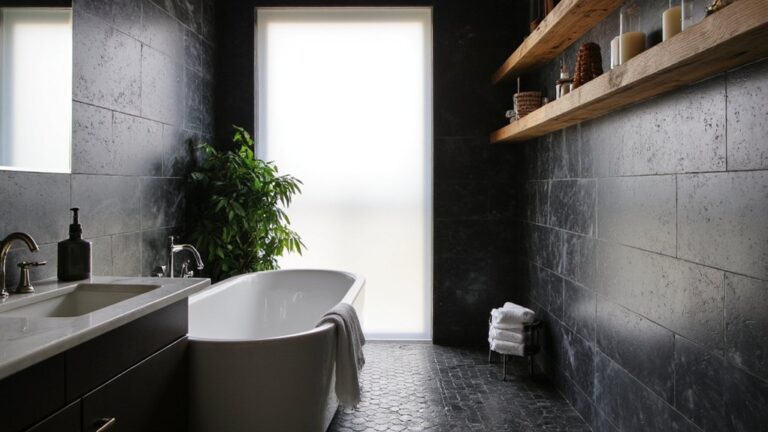 elegant grey bathroom designs