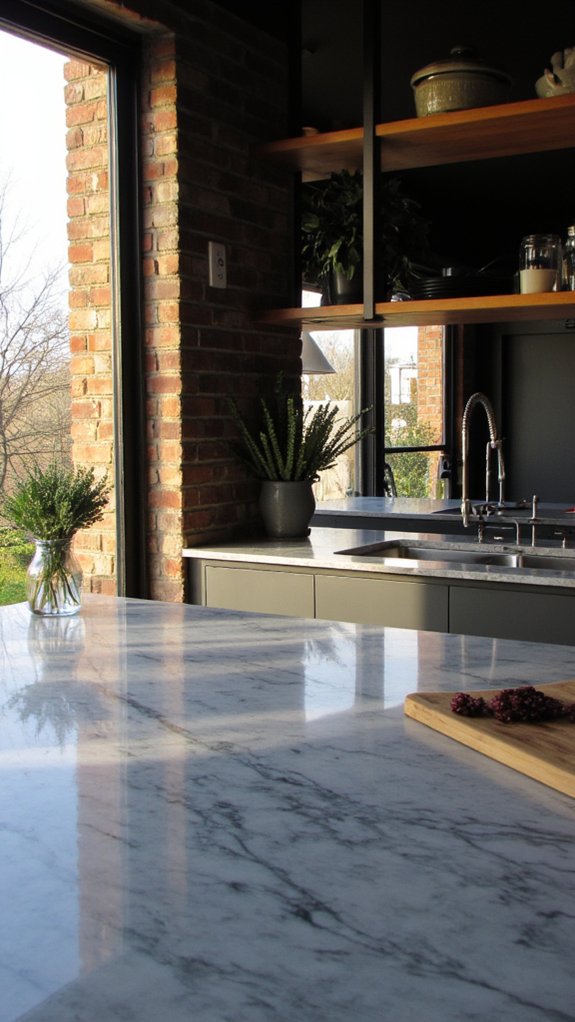 elegant grey marble countertops