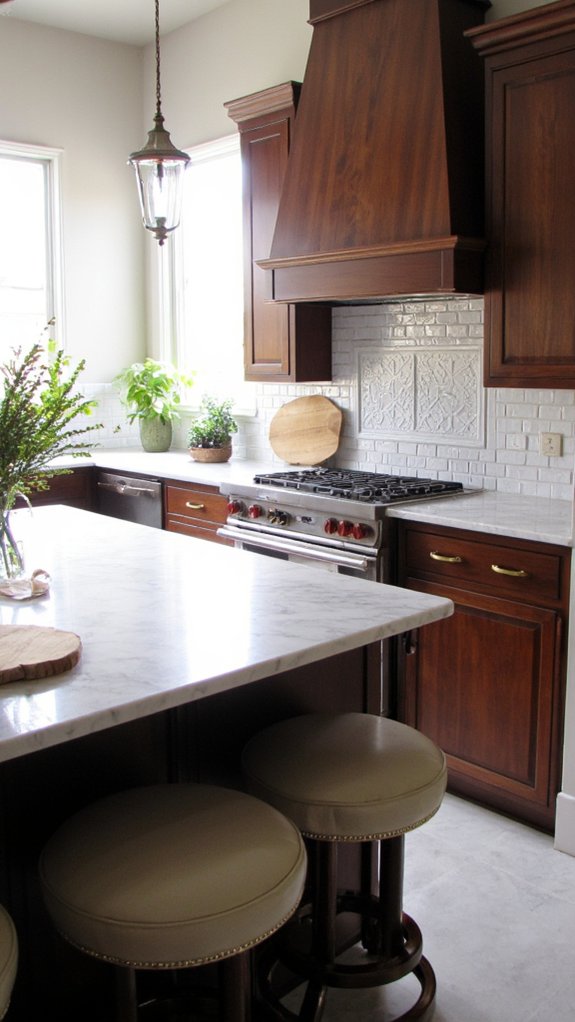 elegant kitchen finishing touches