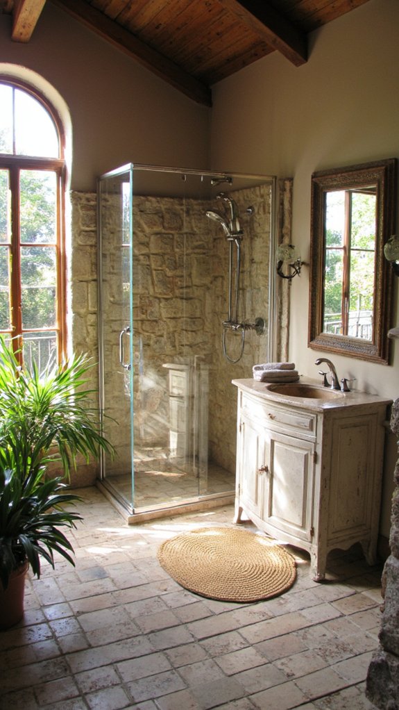 elegant luxury shower experience