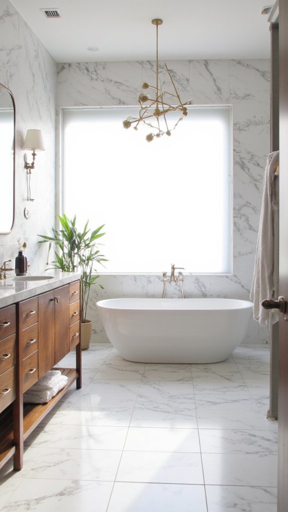 elegant marble lighting fixtures