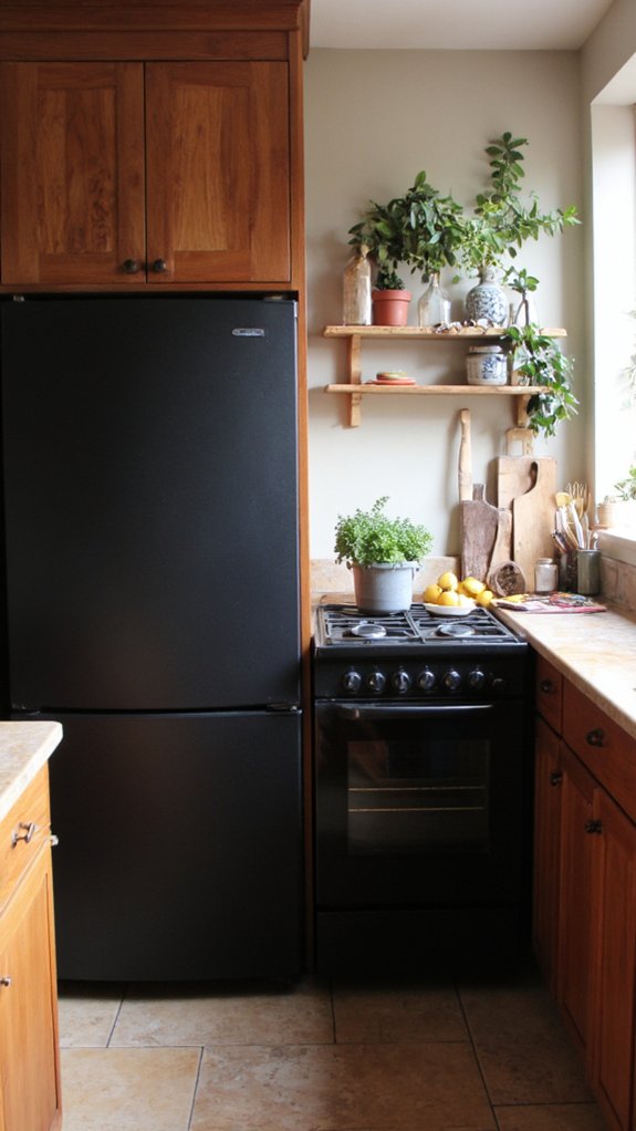 elegant matte appliance aesthetics