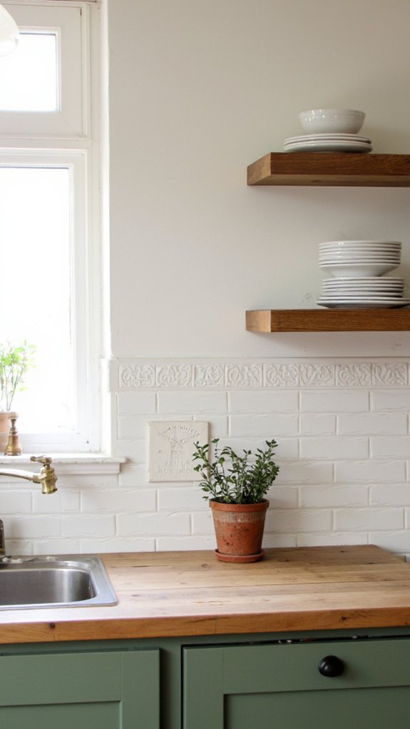 elegant patterned kitchen backsplashes
