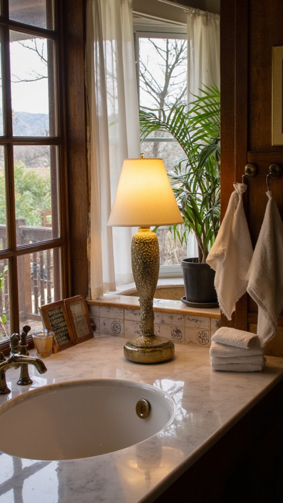 elegant personality with lighting