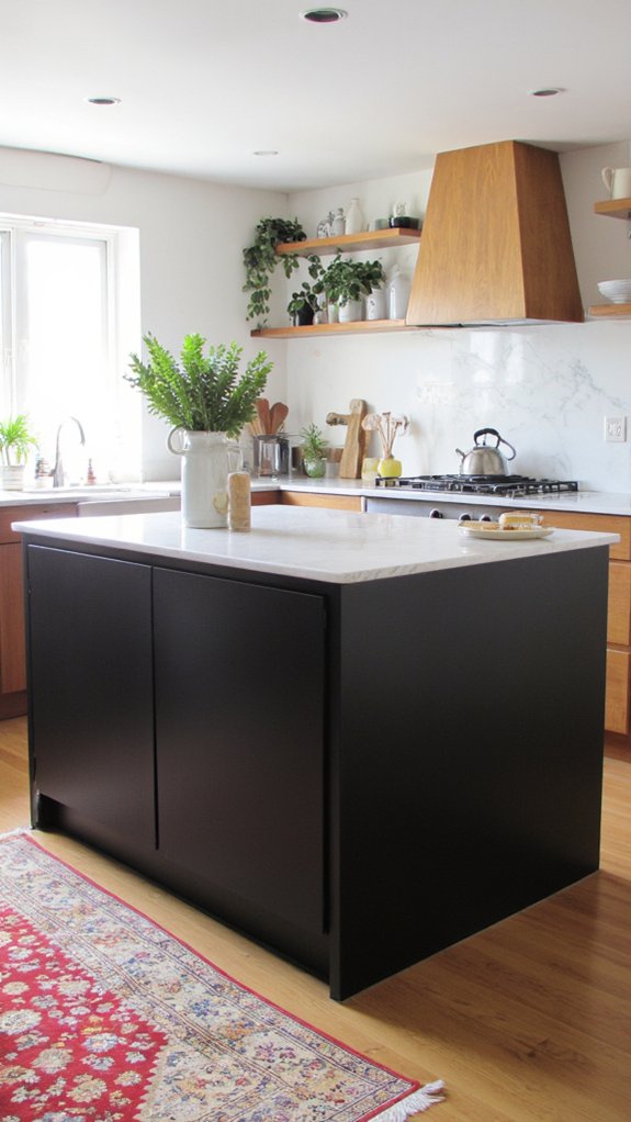 elegant practical kitchen centerpiece