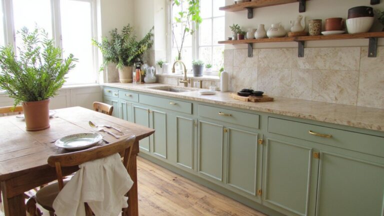 elegant serene kitchen designs