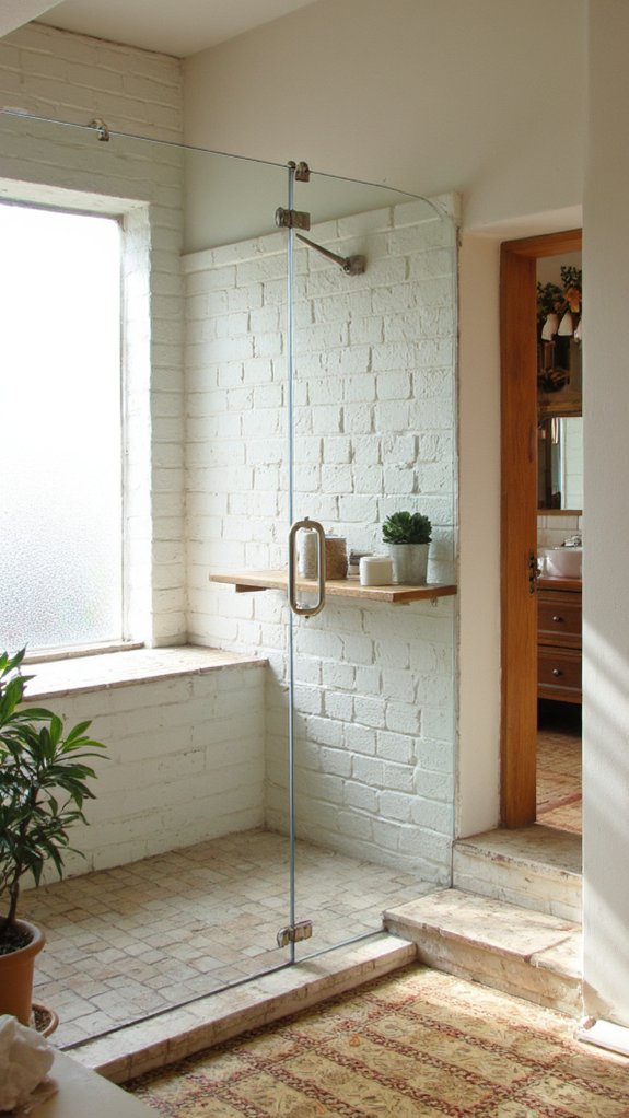 elegant space enhancing shower design