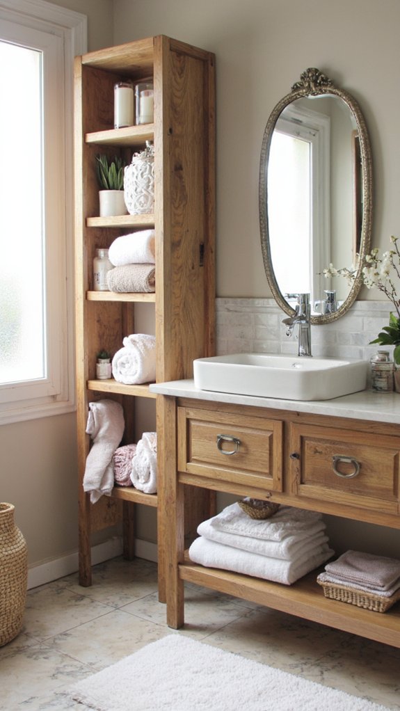 elegant storage solutions emphasized