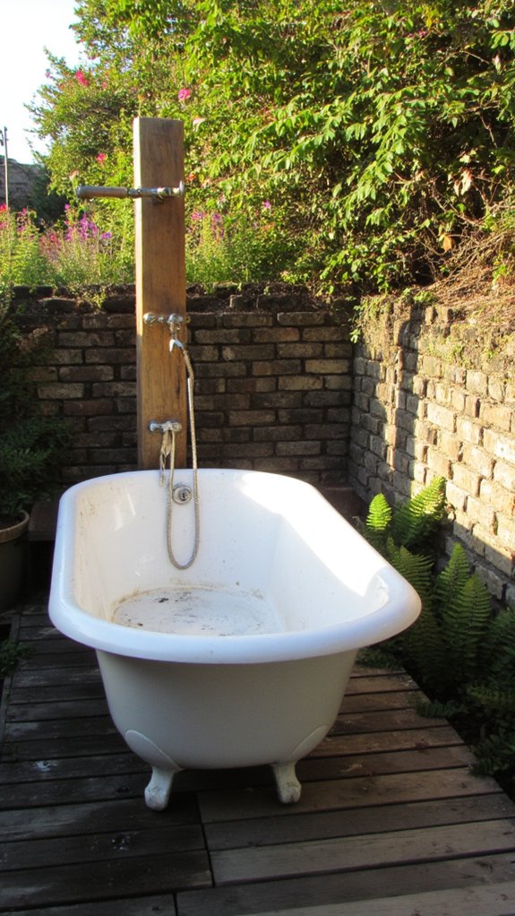 elegant vintage clawfoot tub