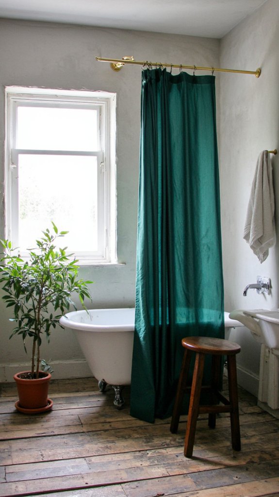 elegant warm brass rods