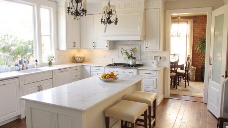 elegant white kitchen designs