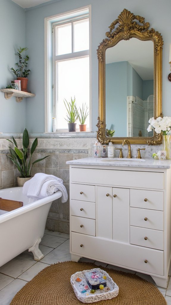 elevate bathroom with mirrors