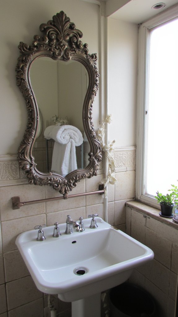 elevate bathroom with mirrors