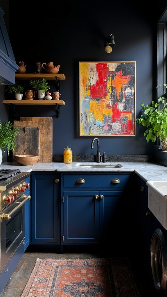 elevate kitchen with artwork