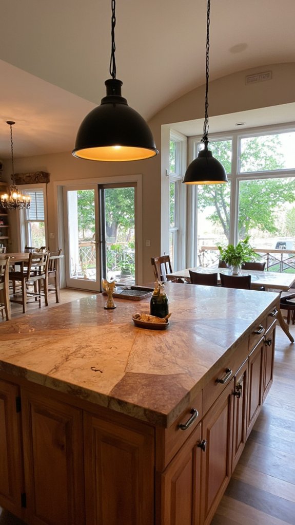 elevate kitchen with pendants