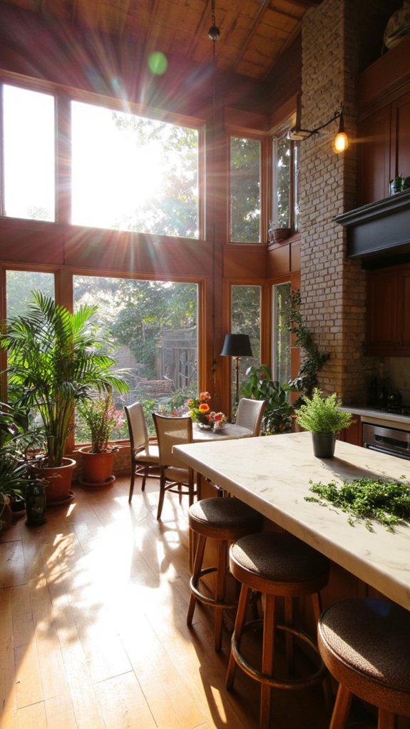 expansive windows natural sunlight