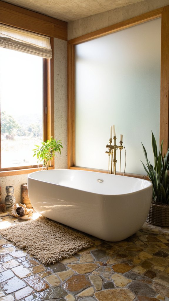 floating luxury bathtub design