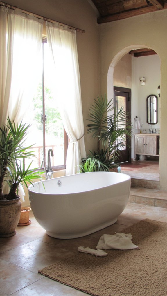 freestanding tub luxury experience
