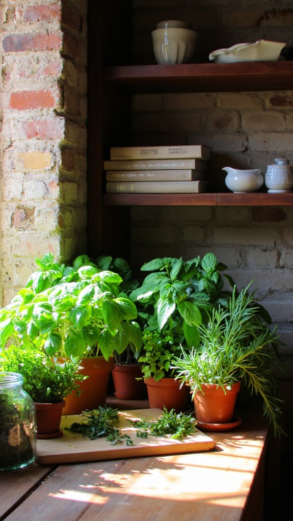 fresh herbs for cooking