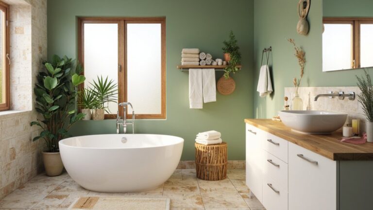 fresh modern bathroom colors