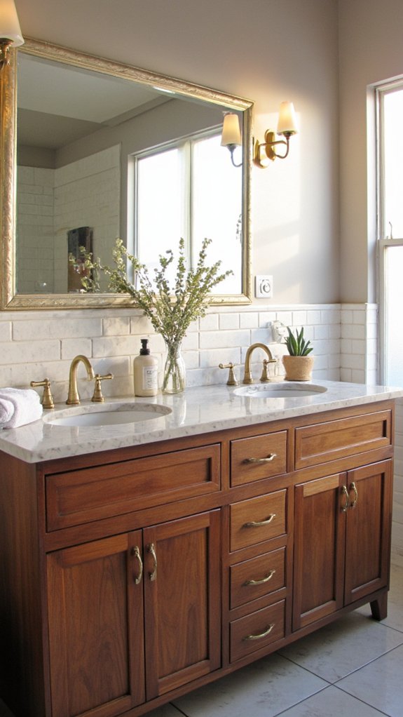 functional luxury double vanities