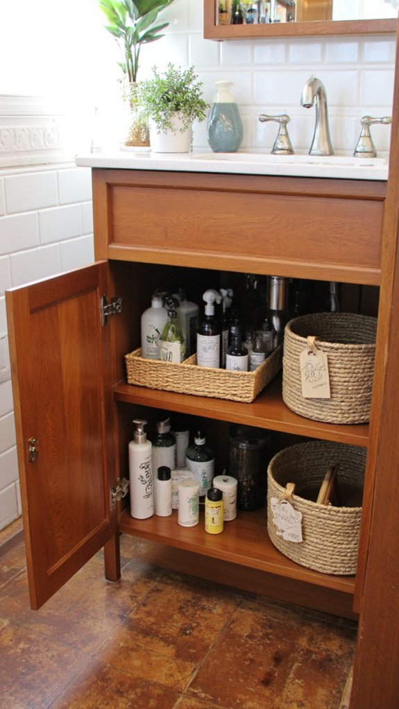 functional under sink organization