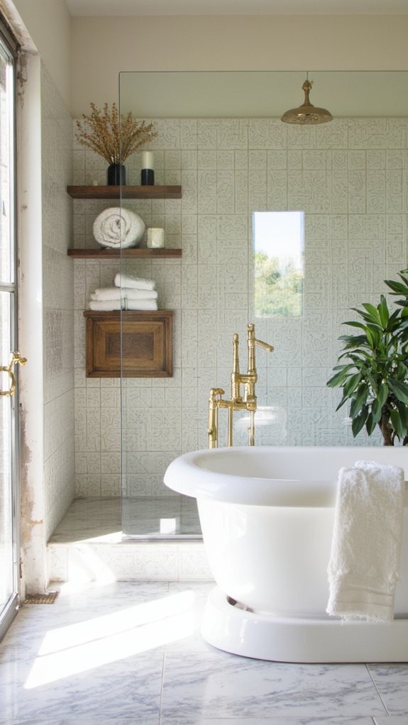 glamorous gold bathroom fixtures