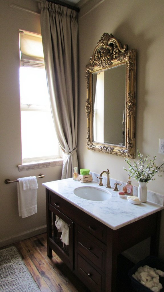 glamorous ornate wall mirrors