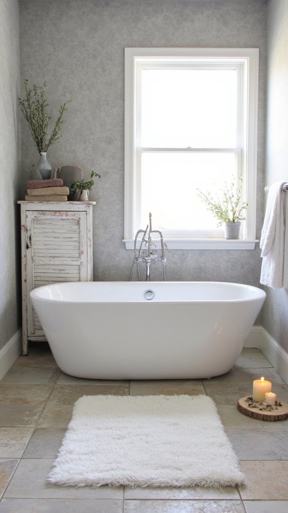 gray walls white accents