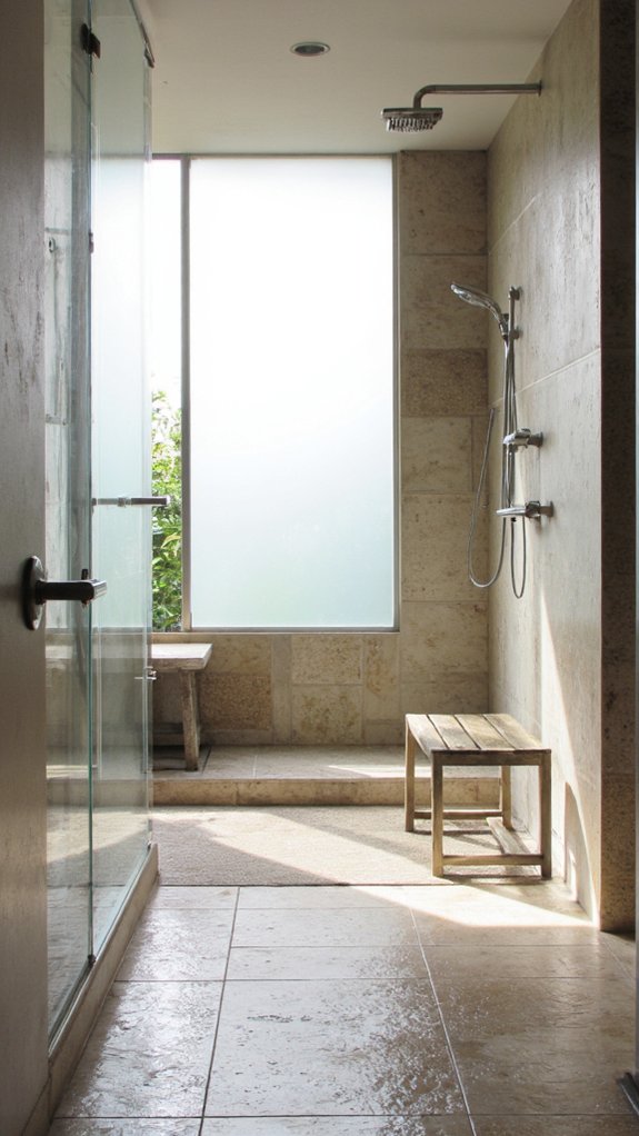 hidden drains create elegance