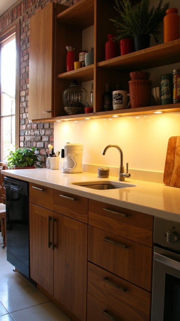 illuminated customizable kitchen ambiance